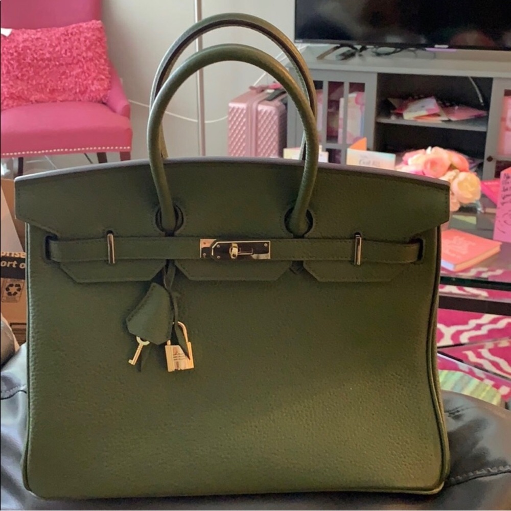 Beautiful olive green bag
